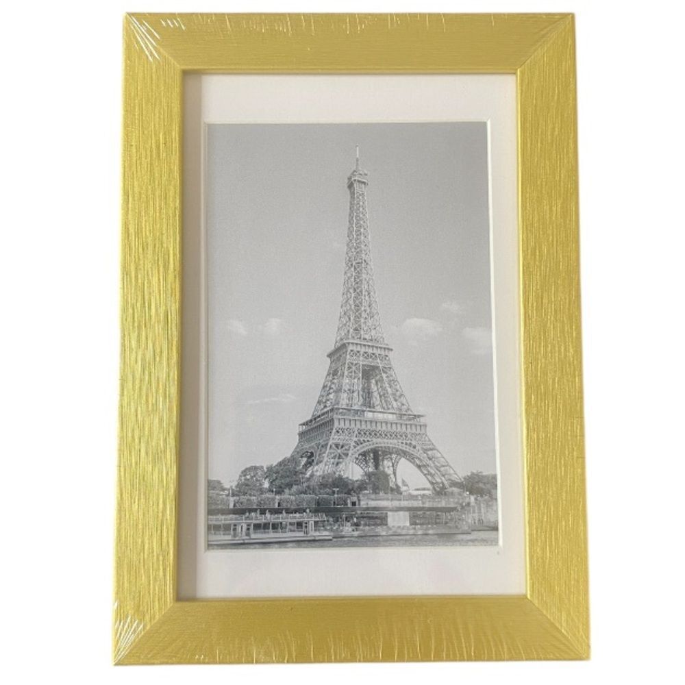 4x6 Picture Frame Display Pictures 3.5x5 with Mat or 4x6 Without Wall Hanging
